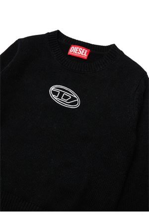maglione in poliammide nero DIESEL KIDS | J02435KYAYXK900